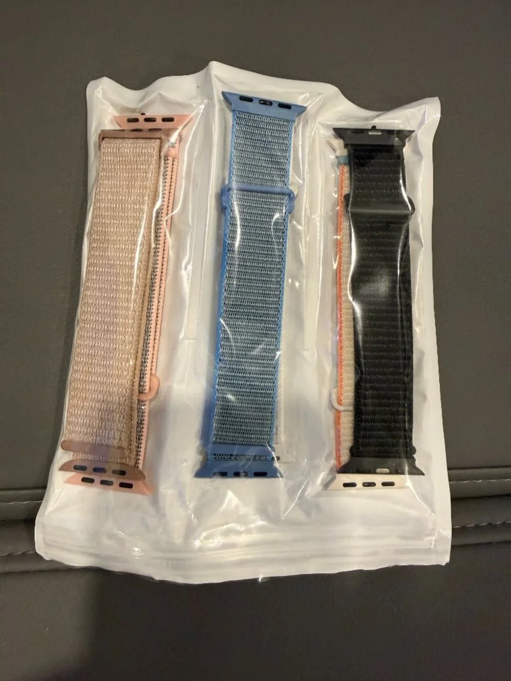 6 WJK Stretchy Nylon Straps Compatible with Apple Watch Bands  - WATCH BAND ONLY